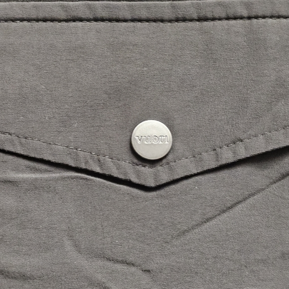 Vuori Morrow Sherpa Jacket Men Small Dark Oregano Green Long Sleeve Full Zip - Picture 7 of 15